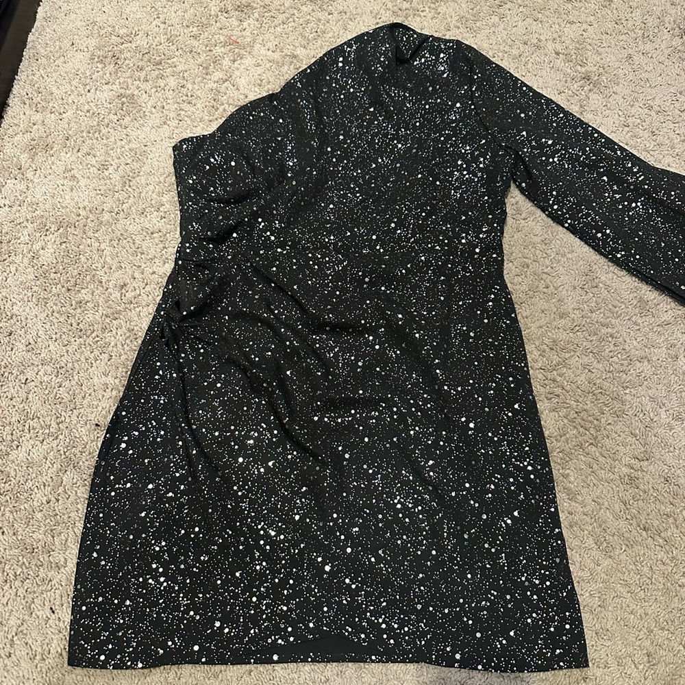 Black sparkle NYE dress